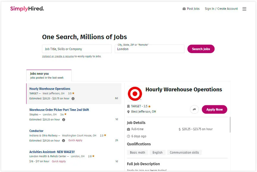 SimplyHired: Streamlining the Job Search Experience